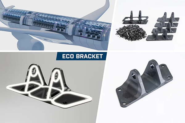 新型環(huán)保飛機支架亮相，3D打印碳纖維+回